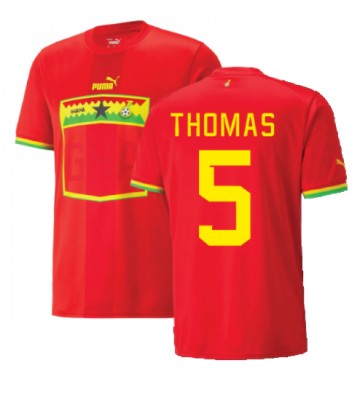 Ghana Thomas Partey #5 Replica Away Stadium Shirt World Cup 2022 Short Sleeve